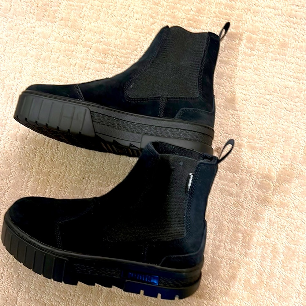Super Puma platform boots. EUC